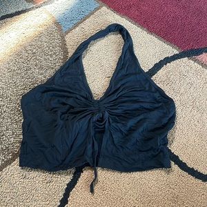 black halter top